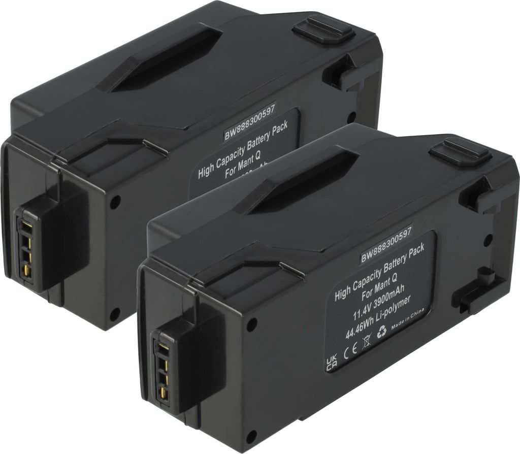 vhbw 2x Akku kompatibel mit Yuneec Mantis Q 3S, G Drohne Produktbild 
