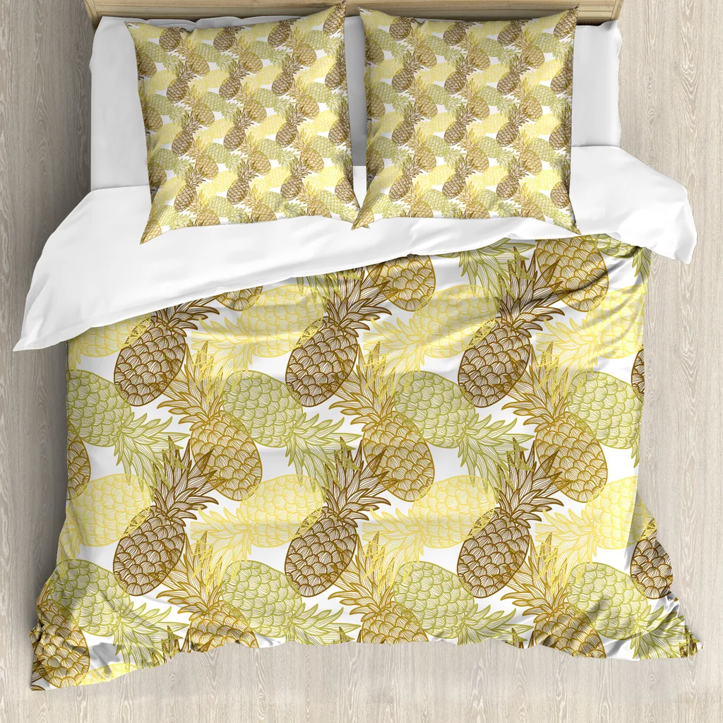 Restyling Camera: Copripiumino Ananas ABAKUHAUS Tropical Gold