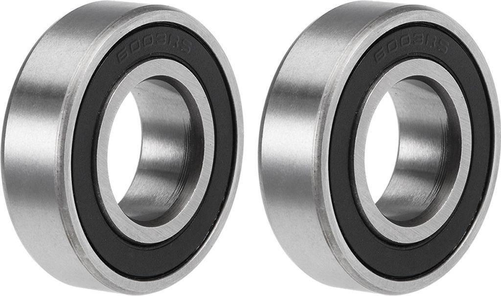 2 Stück 6003-2RS Rillenkugellager 17mm x 35mm x 10mm Doppelt versiegelt Chromstahl Z2 Kugellager