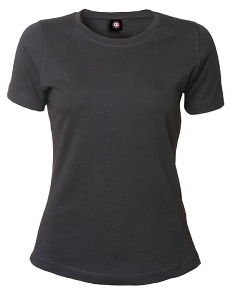 CG Workwear - "Ragusa" T-Shirt für Damen kurzärmlig LT1502 (XL) (Schwarz)