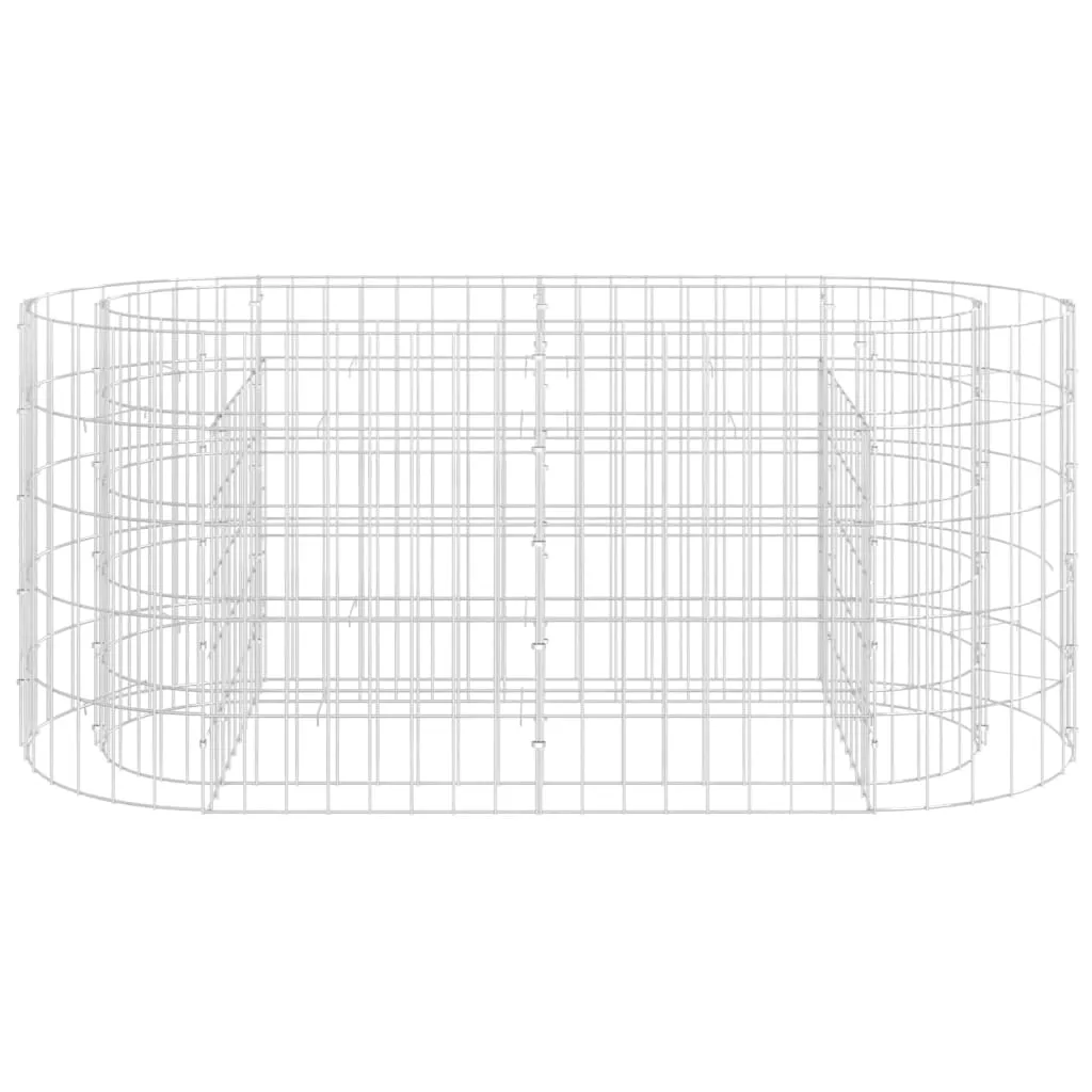 Gabion en fer galvanisé anticorrosion 120 cm - Structure renforcée