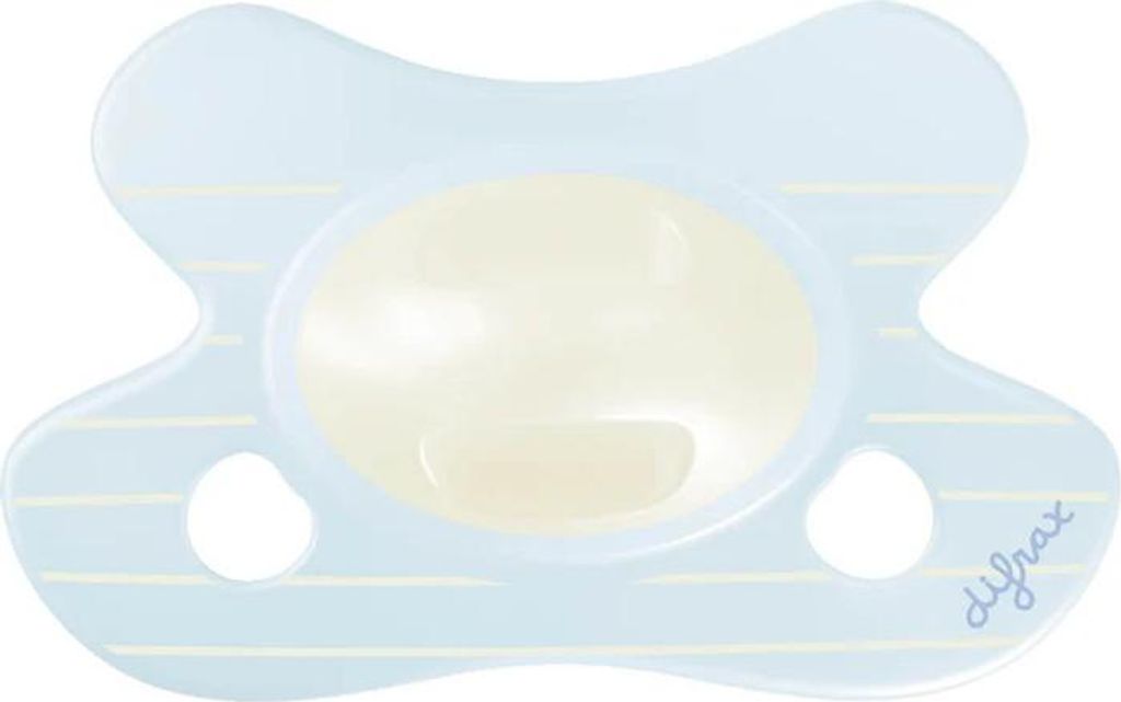Difrax Natural Schnuller - Newborn - Stripy Blue | Difrax