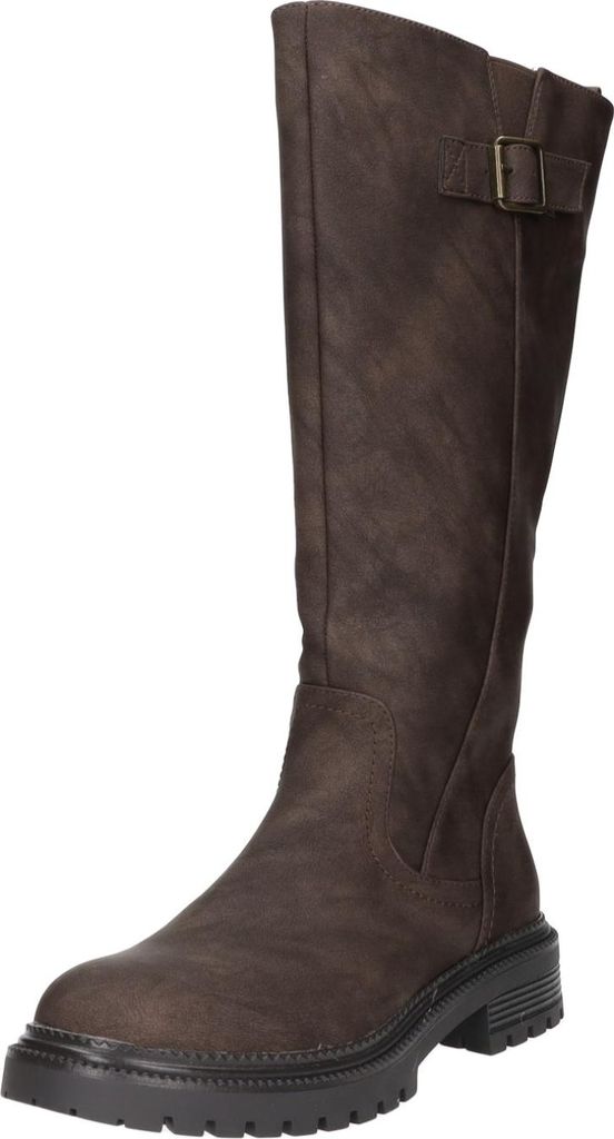 BOXX Damen-Schaftstiefel Kaffee-Braun, Farbe:braun, EU Größe:39