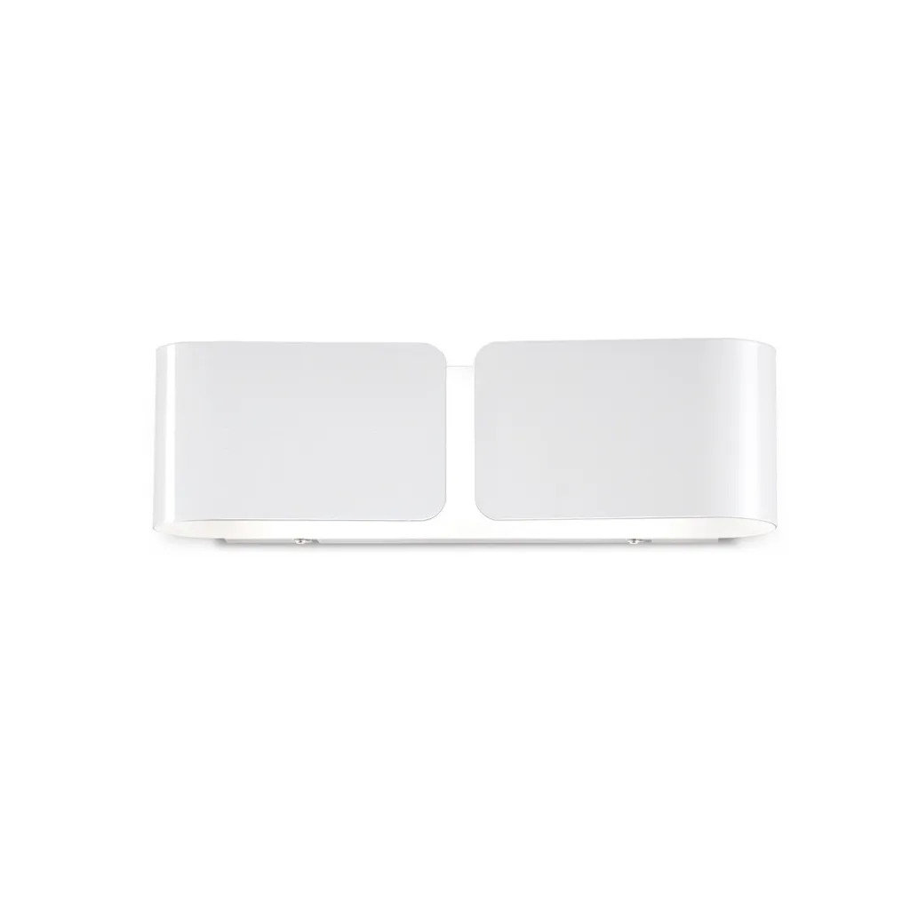Applique Bianco Ideal Lux Clip 44cm - Luce d'Atmosfera per Interni