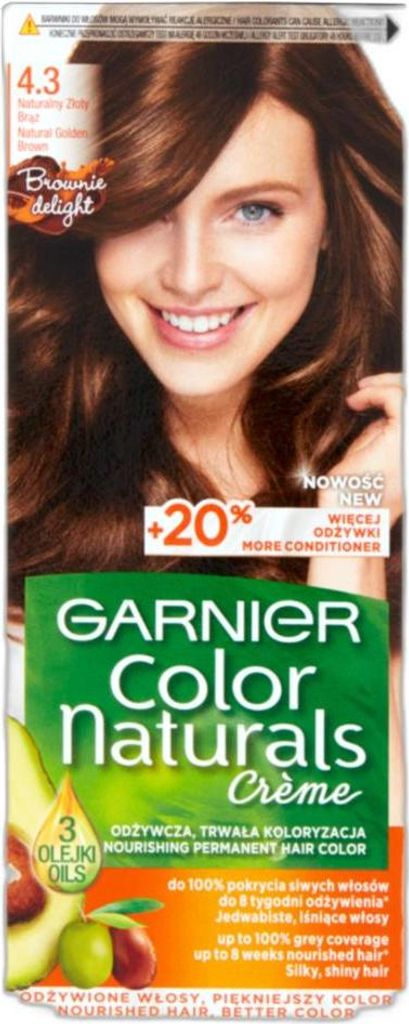 Garnier Farba do włosów 4.3 Złoty Brąz, 1 sztuka Zdjęcie produktu 