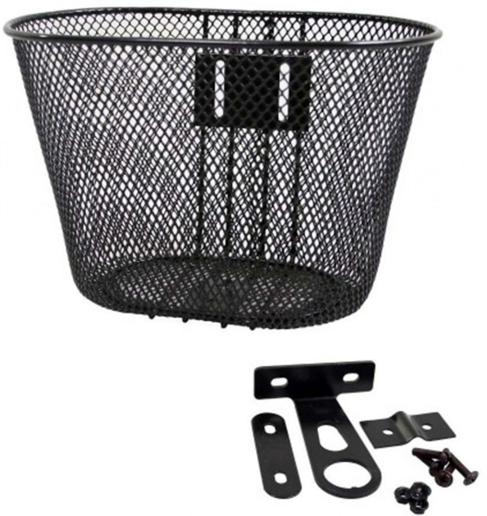 KGS Kinderfahrradkorb 8,5 Liter Stahl Schwarz