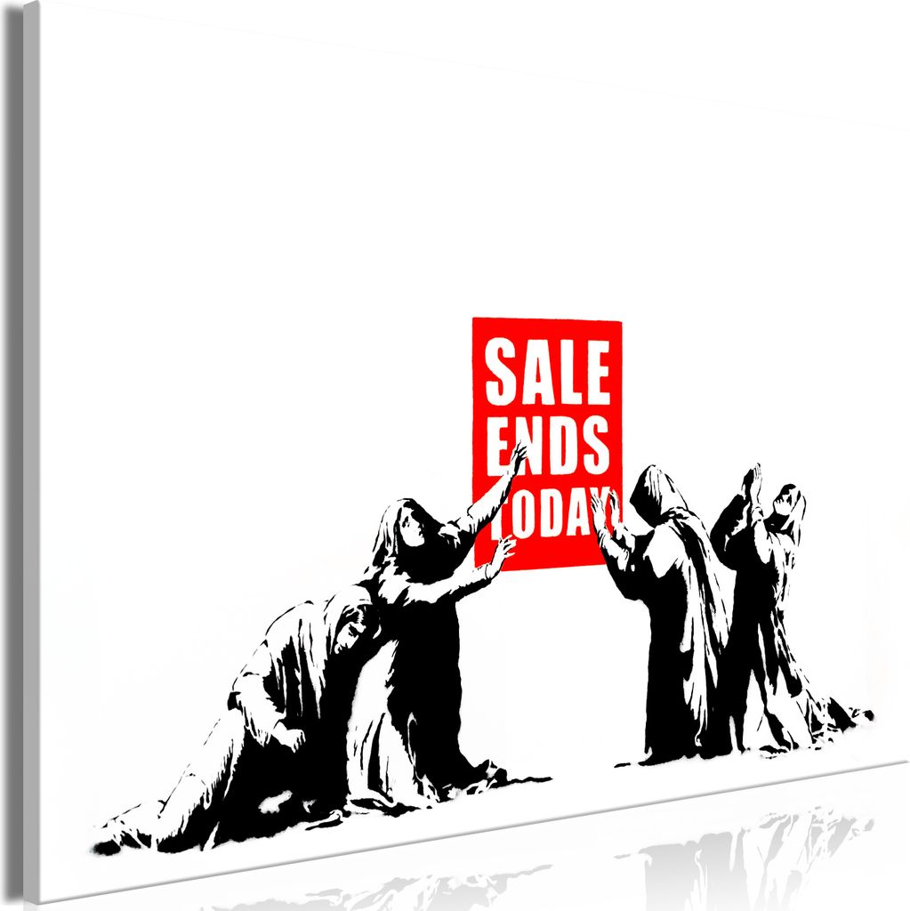 Italienischer Leinwand Leinwandbild -(1 Part) Vertical 60x40 cm Streetart h-C-0102-b-a