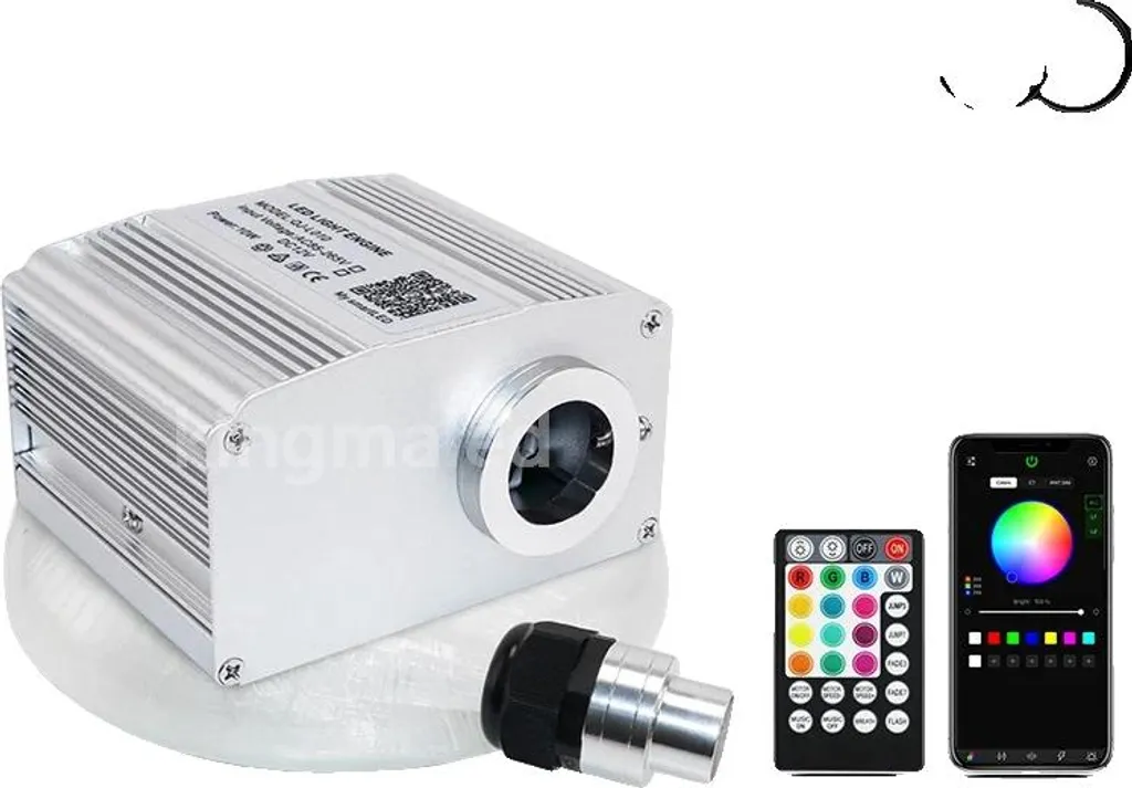 Kit Fibre Optique Ciel Étoilé 3m pour Décoration Intérieure Auto
