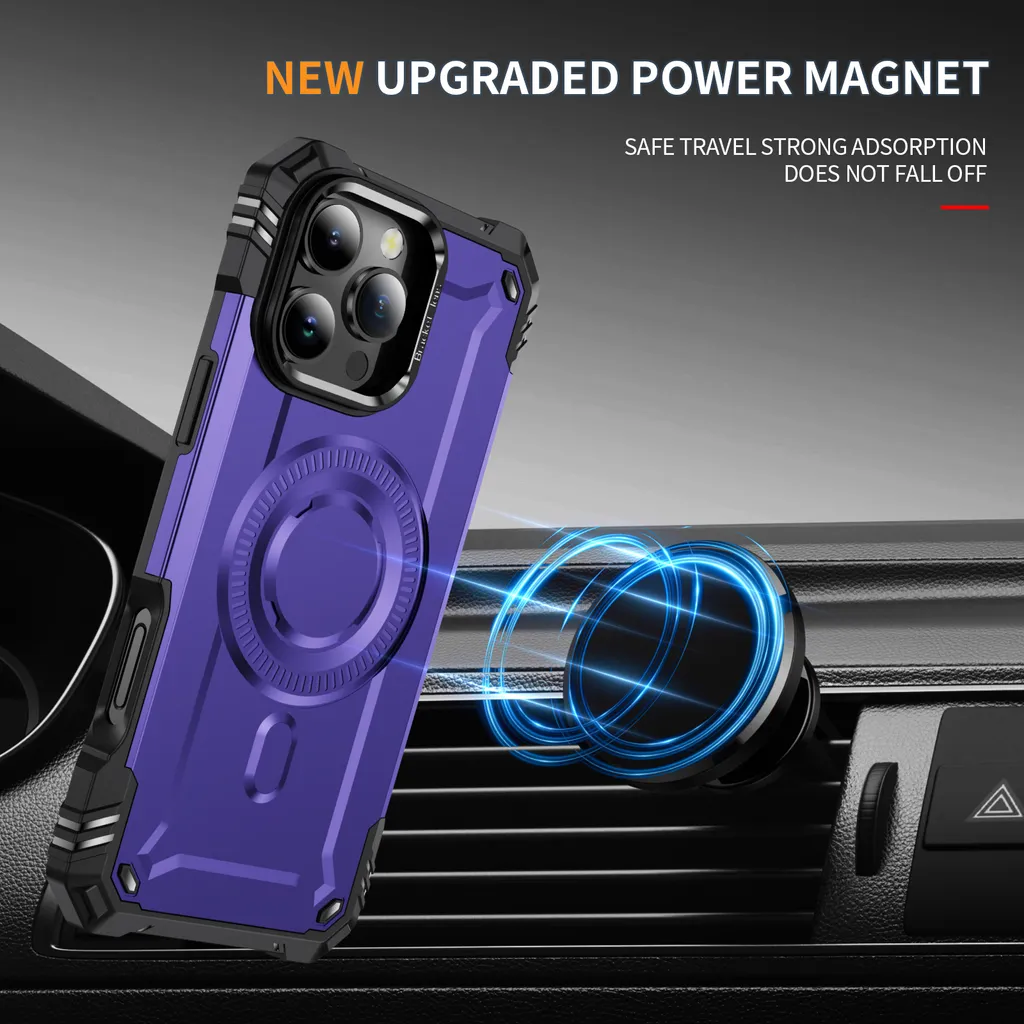 Cover iPhone 16 Pro Max Viola con Anello: Stile e Protezione Top - 3