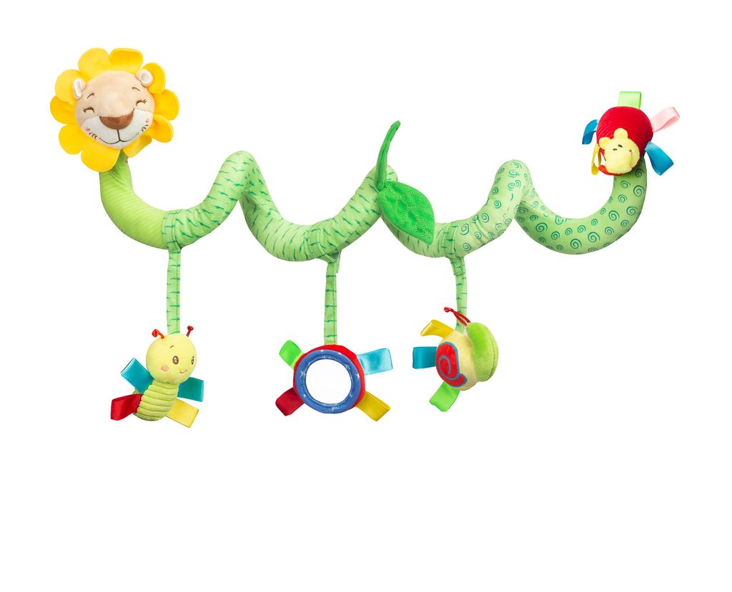 SENSILLO - Kinderwagen Spielzeug Babys, Kinderwagenkette, Spirale Spielzeug, Lwe