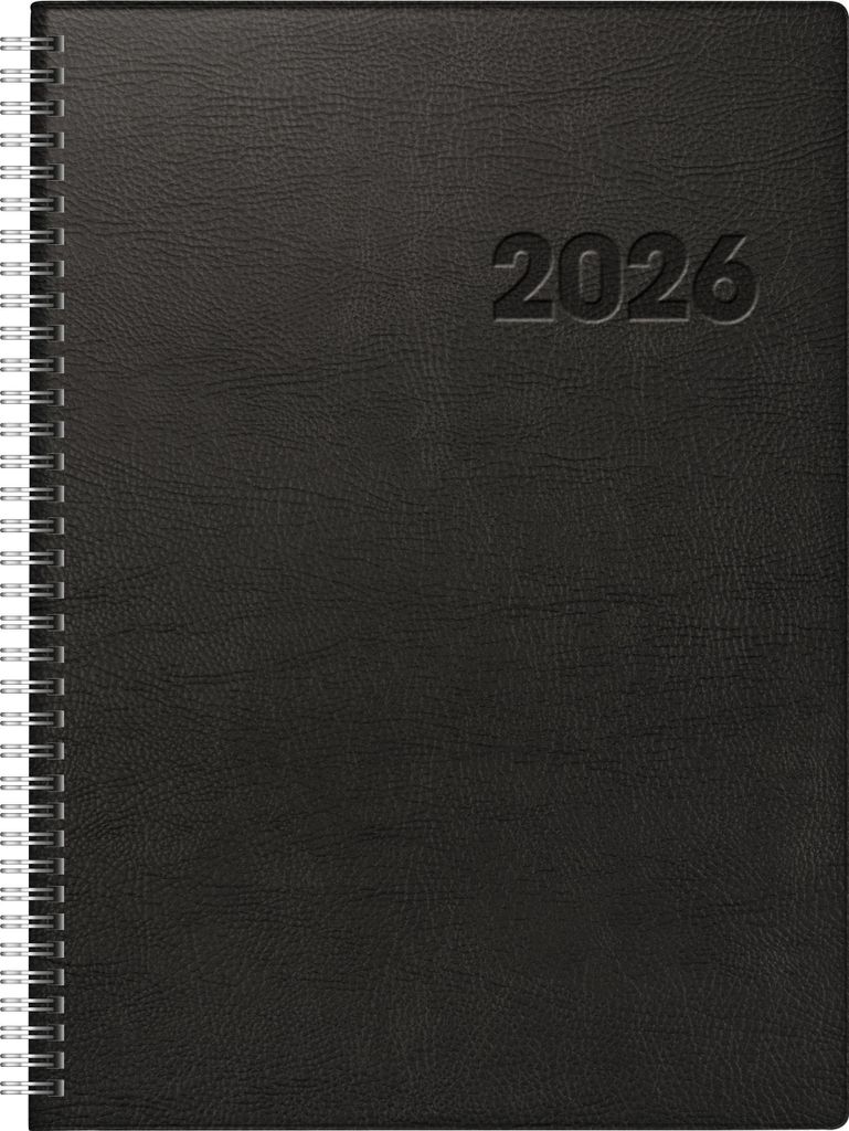 rido idé Buchkalender "Conform Wire-O" 2026 schwarz