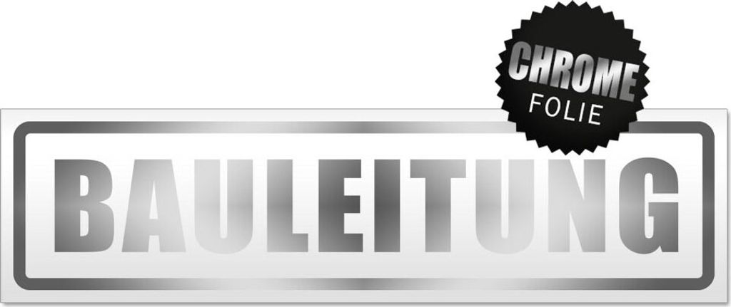 Bauleitung Magnetschild Schild magnetisch