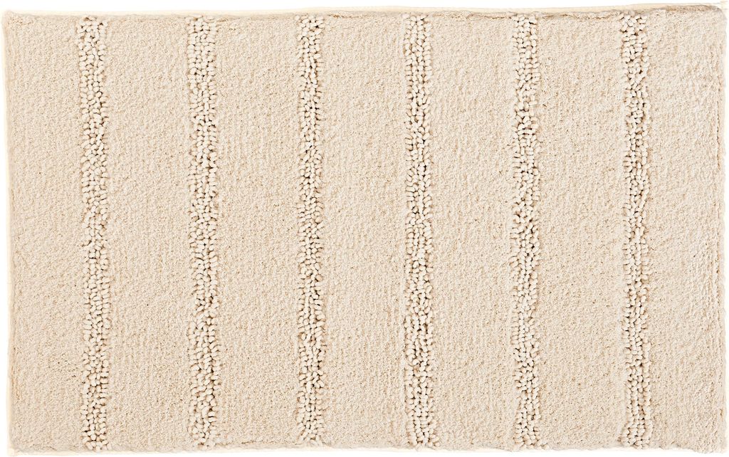 Kleine Wolke Badteppich MONROVIA Sandbeige 60 x 100 cm Produktbild 