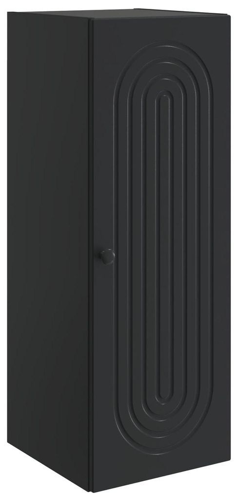 Wandschrank Schwarz 33 x 34,5 x 90 cm Holzwerkstoff