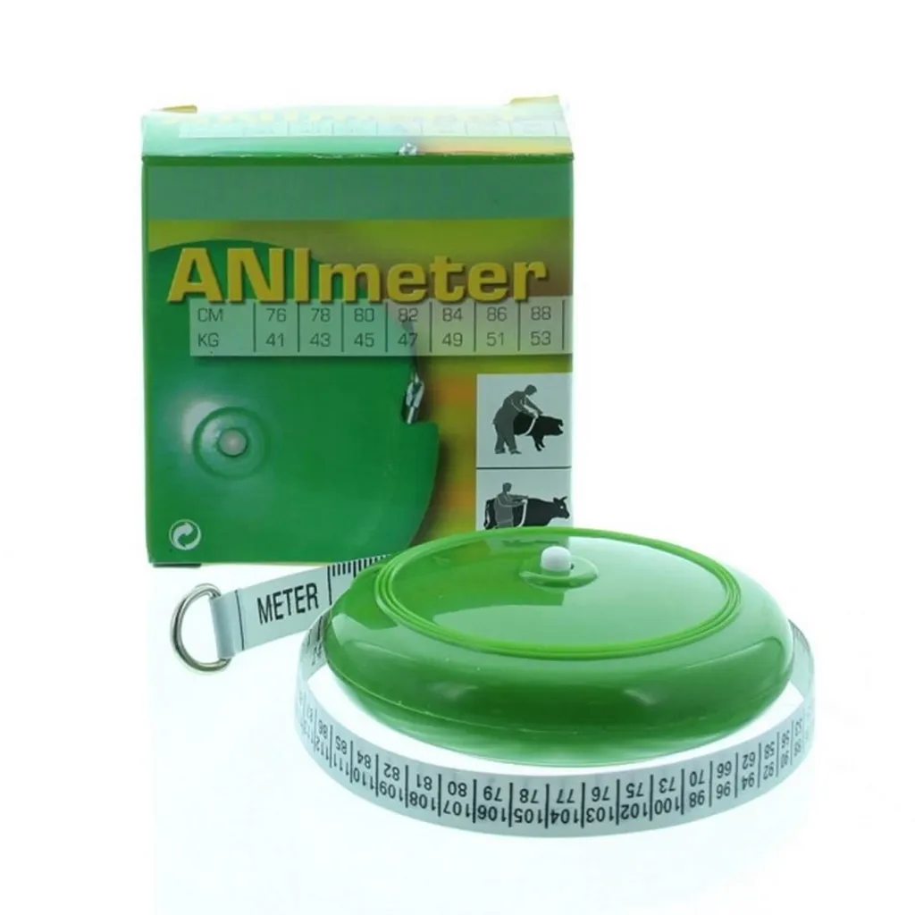 Mètre à bétail Kerbl Animeter ruban de mesure en boîtier plastique