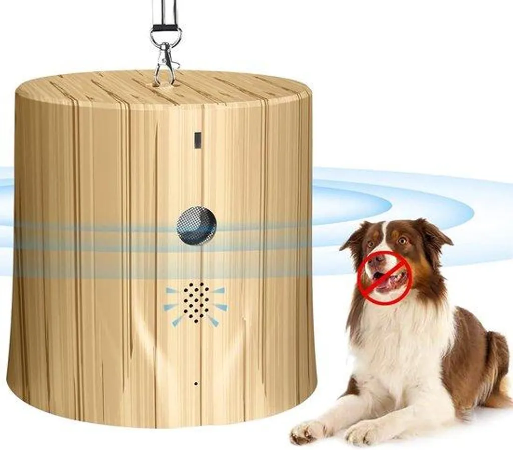 Répulsif à ultrasons pour chiens de toutes tailles avec portée de 15m
