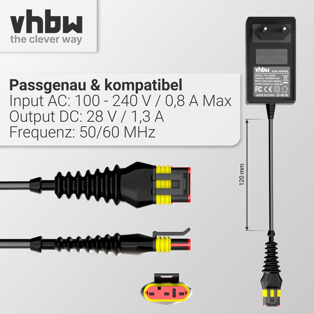Vhbw Netzteil Für Gardena Sileno Minimo - Mähroboter Ladegerät