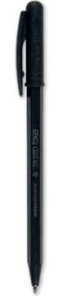 Tratto 1 Schwarz Stick-Kugelschreiber Fettdruck