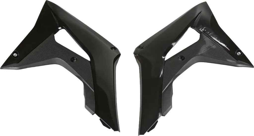 Protection Radiateur UFO Noir pour Honda CRF 250-450 R RX 2017-2021