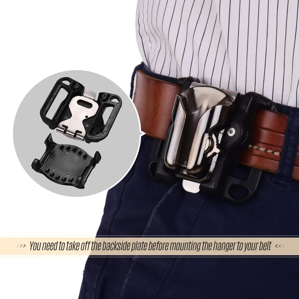 Support caméra ceinture avec plaque de fixation rapide et vis de 1/4" - 2