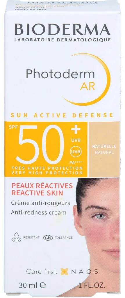 Crème Solaire Rosacée Bioderma Photoderm AR SPF 50+ Protection Rougeurs