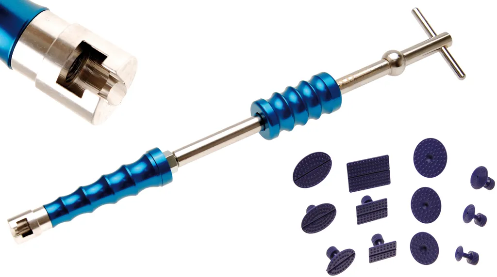 Set Martello a Slitta Estrattore Ammaccature - Kit Rapido Carrozzeria