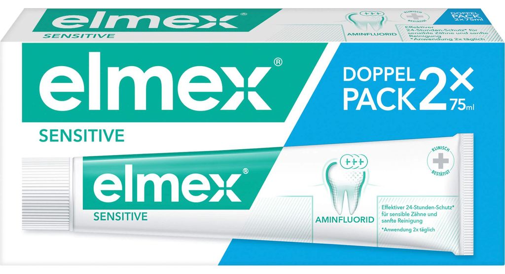Elmex Zahnpasta Sensitive 150ml Produktbild 