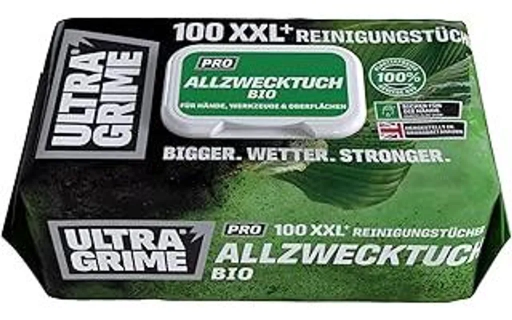 Panni UltraGrime Pro XXL Salviette Pulizia Grasso e Olio 100pz
