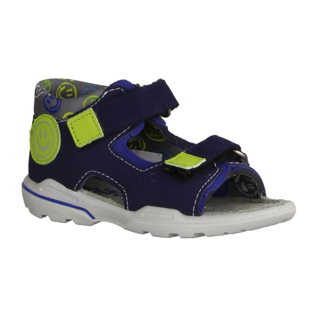 Ricosta Franky 3201303170 Jungen Sandale, Materialmix, Nautic/Kobalt, Babyschuhe - Kinderschuhe Lauflernschuhe Gr. 18 - 26, Blau