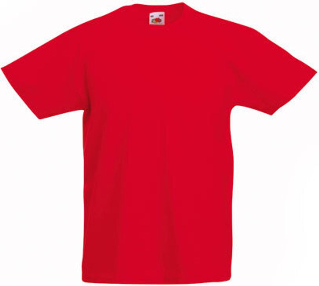 Fruit of the Loom - Kids Valueweight T - Red - 152