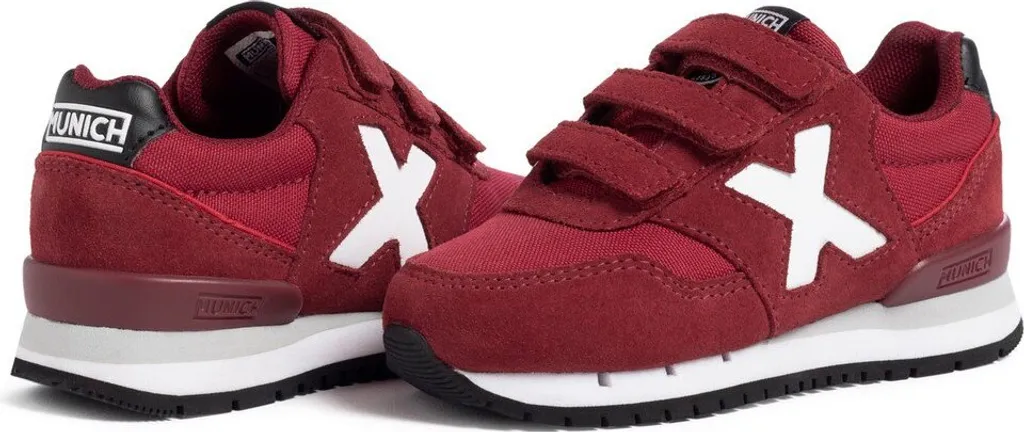 Baskets Munich Dash Kid Vco 106 Bordeaux : Finis les Lacets Défaits - 10