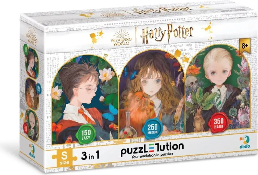 Casse-tête 3w1 Harry Potter Yume Fantasy - Coffret 3 puzzles magiques