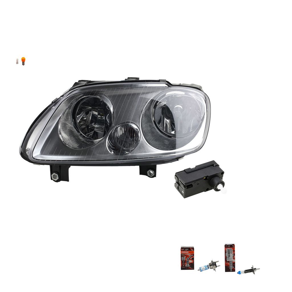 Johns, Scheinwerfer + Osram Night Breaker Laser passend für VW Touran 1T Links 1J0941295A 1041664 9948397 42536208 42567058 77362094 95VW13K193CA ...