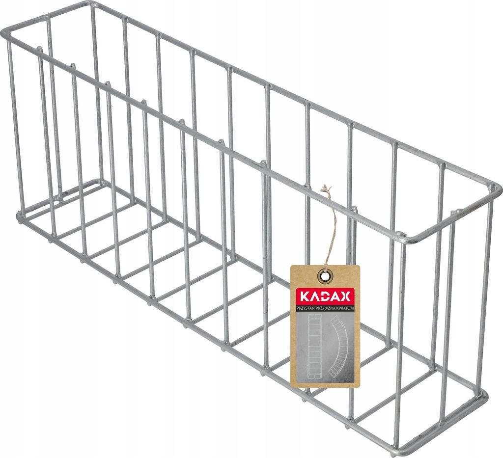 A metal garden border edge is shown against a white background.