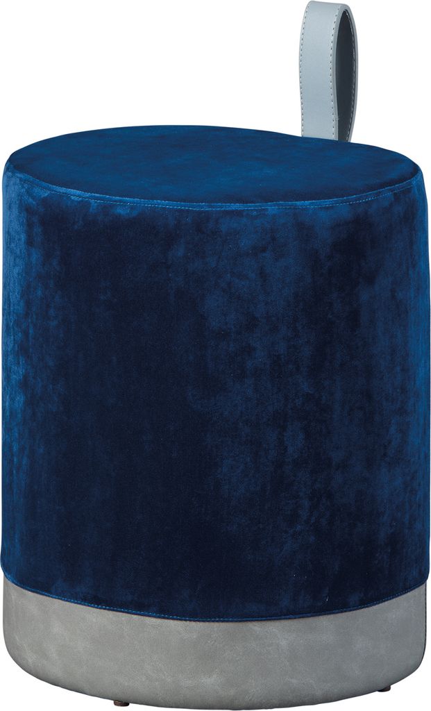 Osana Fusshocker, Hocker blau und grau.