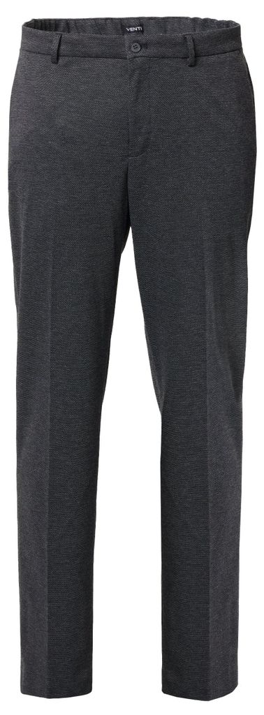 VENTI Herren Anzughose FORMAL Polyestermix Stretch Anthrazit 52