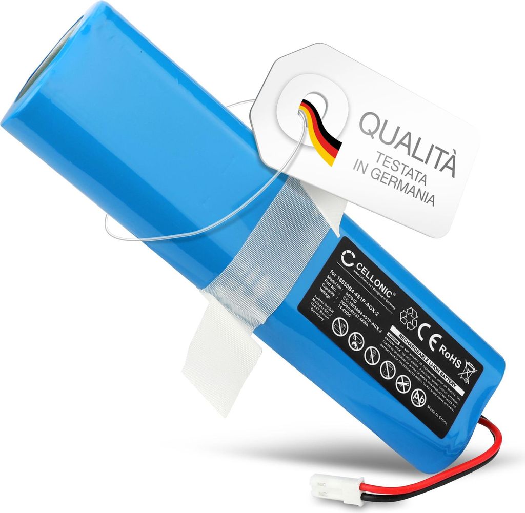 CELLONIC 1x Batteria per Aspirapolvere Compatibile con ZACO Immagine del prodotto 
