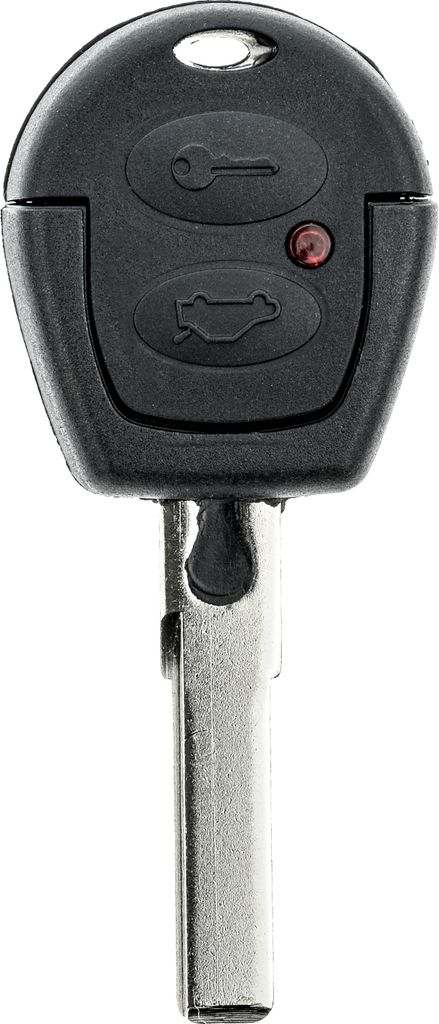 Auto Schlüssel Funk Fernbedienung 1x Gehäuse 2 Tasten + 1x Produktbild 
