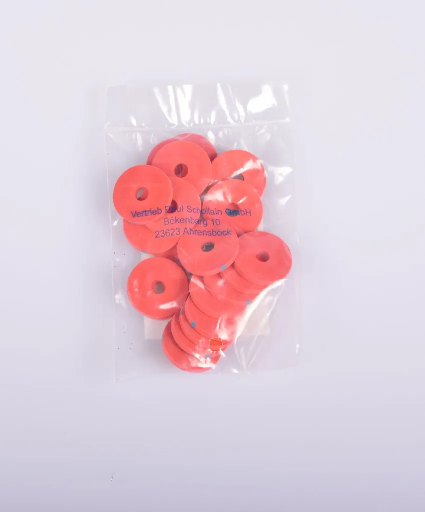 Flaschendichtung 20-tlg., Gummi, rot - 9