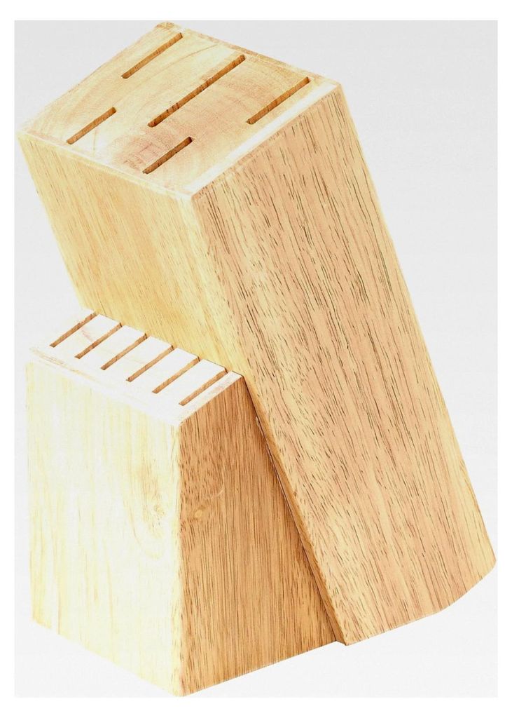 Messerblock unbestückt aus Holz