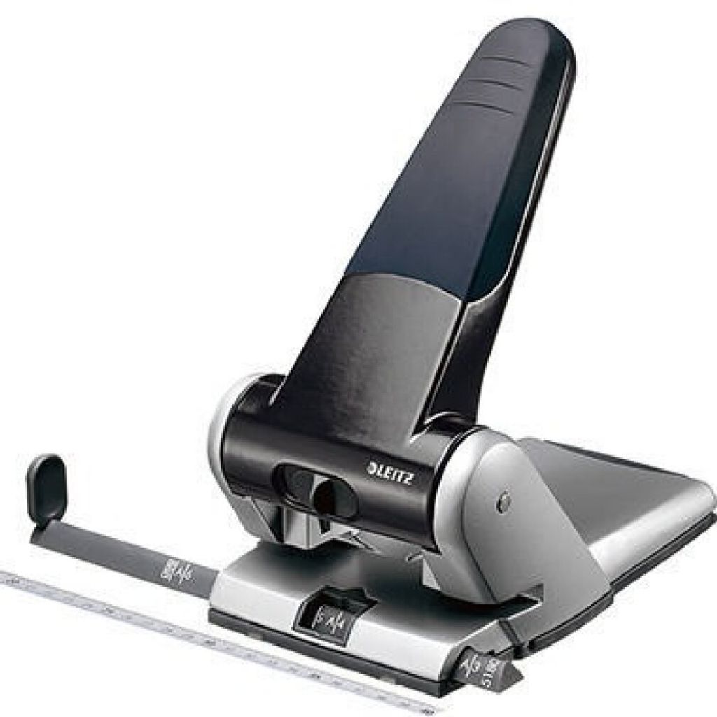 Leitz Extrastarker Registraturlocher, 65 Blätter, Schwarz, Produktbild 