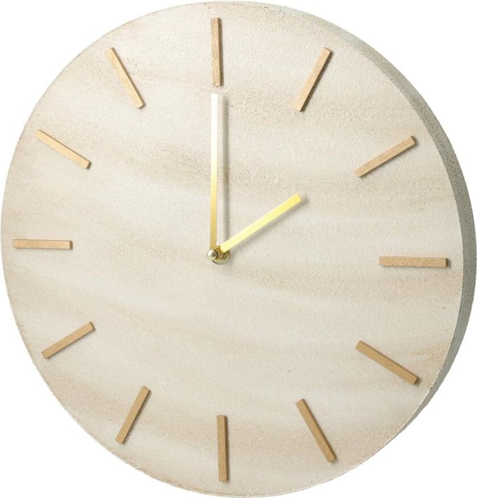 Minimalistyczny zegar ścienny SUM, wzór marmuru, Ø 30 cm Zdjęcie produktu 