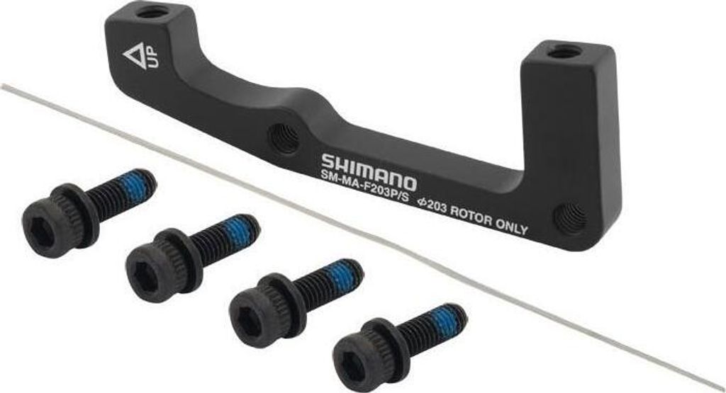 Shimano IS/PM Scheibenadapter vorne 203mm schwarz ISMMAF203PSA