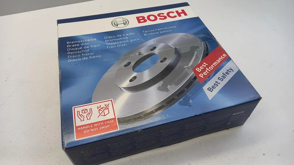 Paire de disques de frein ventilés BOSCH 342mm pour essieu avant de voiture