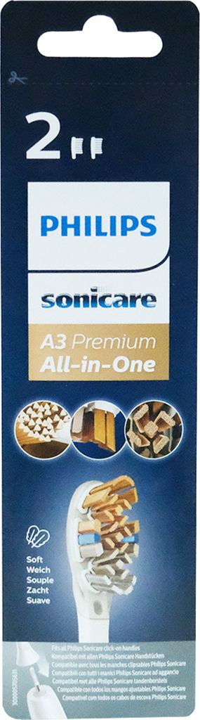 Sonicare A3 Bürstenkopf 2Stk. Weiß