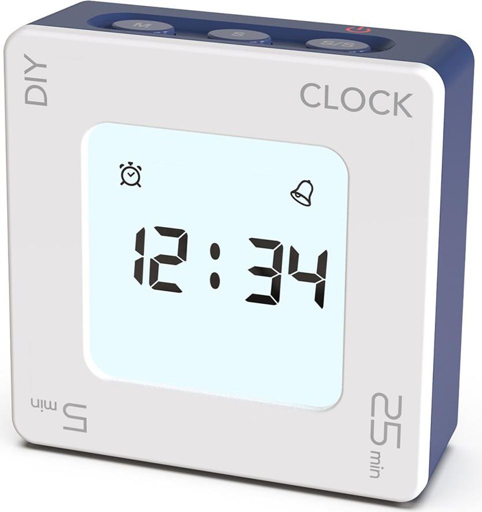 Stück individuell anpassbares Set mit Klapp-Vibrations-Erinnerungstimer und Klapp-Countdown-Wecker