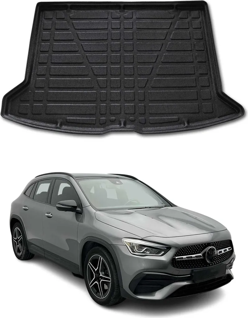Accessori Mercedes GLA H247: Vasca Baule Gomma TPE Nera 2020-2025