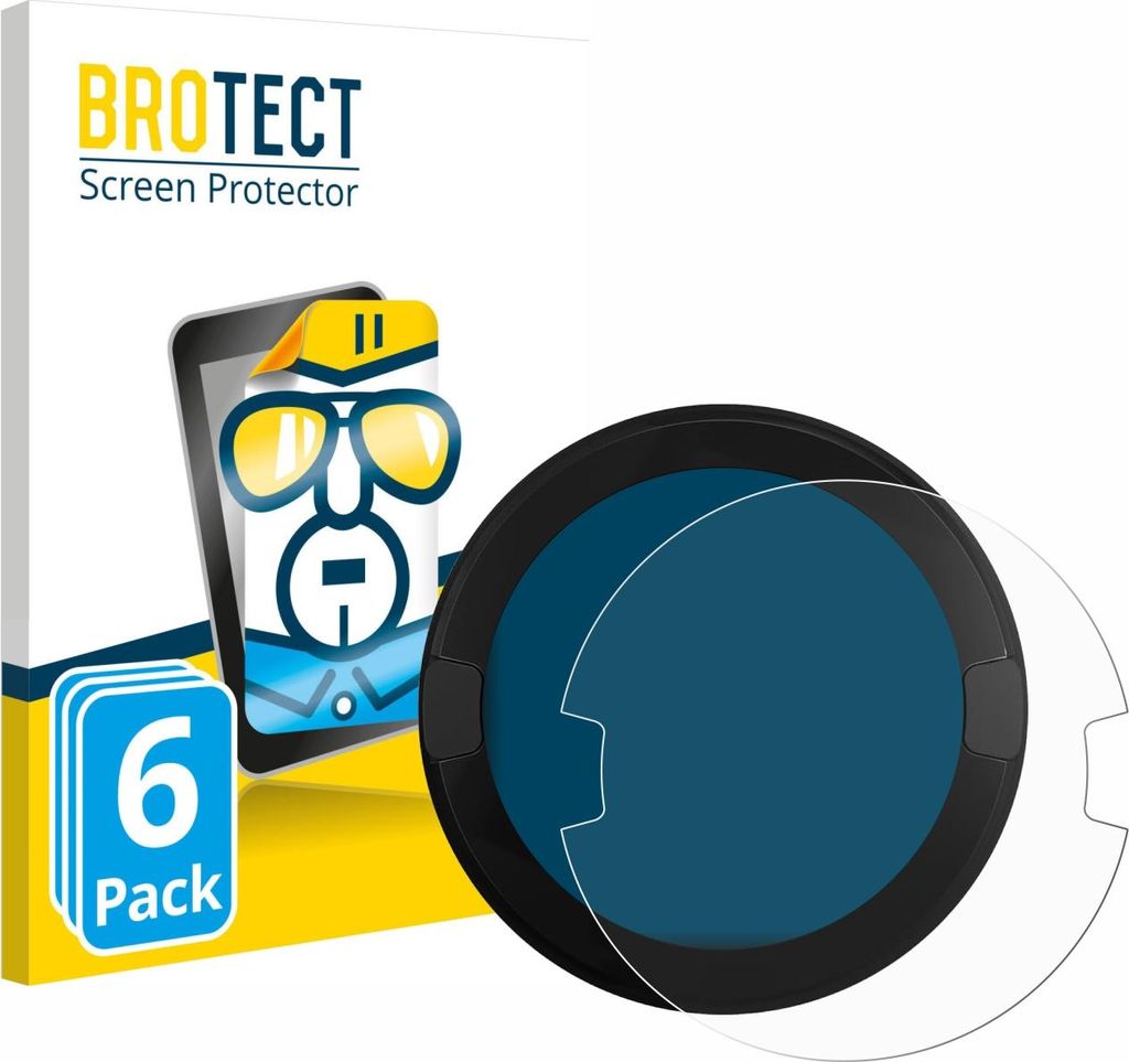 6x Für OOONO P-DISC NO2 Schutzfolie BROTECT Displayschutz Display Schutz Folie Klar Transparent
