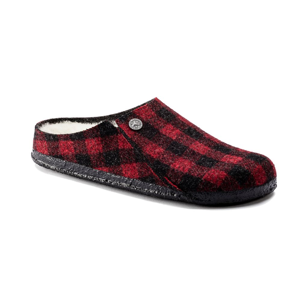 Birkenstock Damen Hausschuh 6710-35, 6710-36, 6710-37, 6710-38, 6710-39, 6710-40, 6710-41, 6710-42, 6710-43 BIR-1017544 plaid red 39