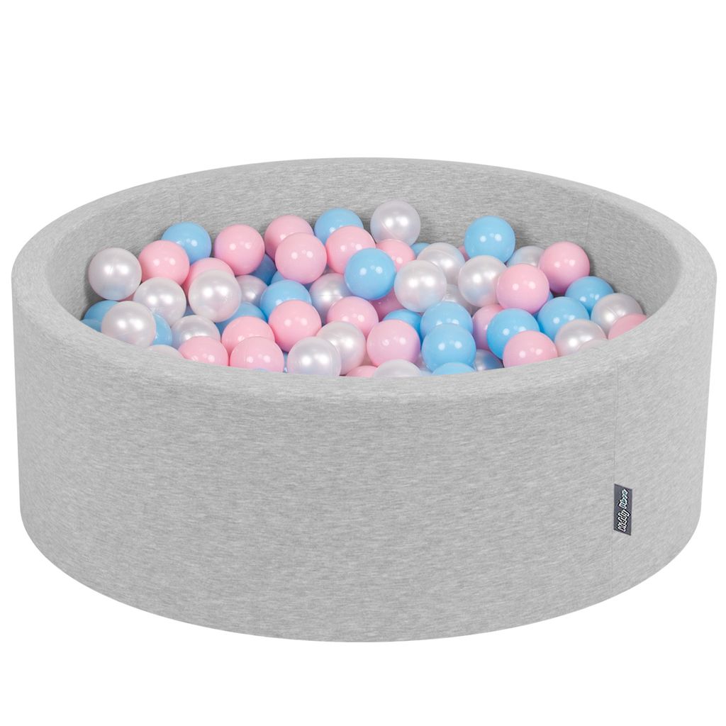 KiddyMoon 90x30cm/200 míčků ∅ 7cm Kulatý Suchý Bazén s Obrázek produktu 